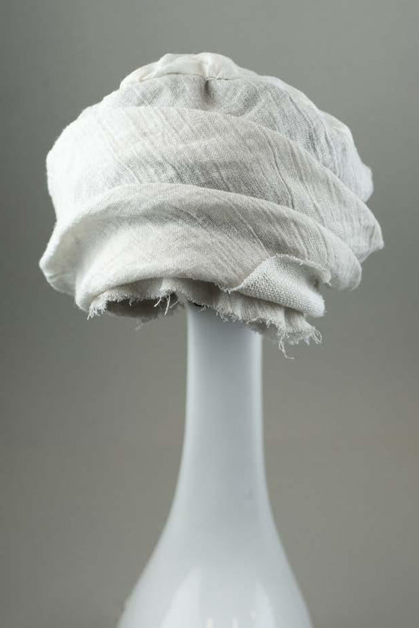 VeniceW 25 Spring/Summer Linen Applique Hat VCW-H1-LI-Natural